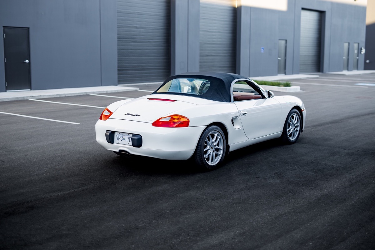 White Porsche 986 Boxster auction gallery photograph 60