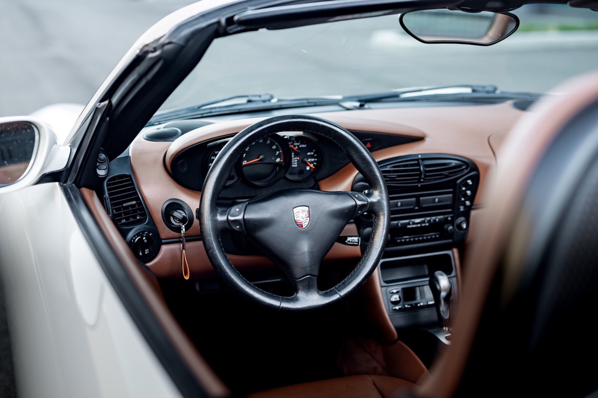 White Porsche 986 Boxster auction gallery photograph 04