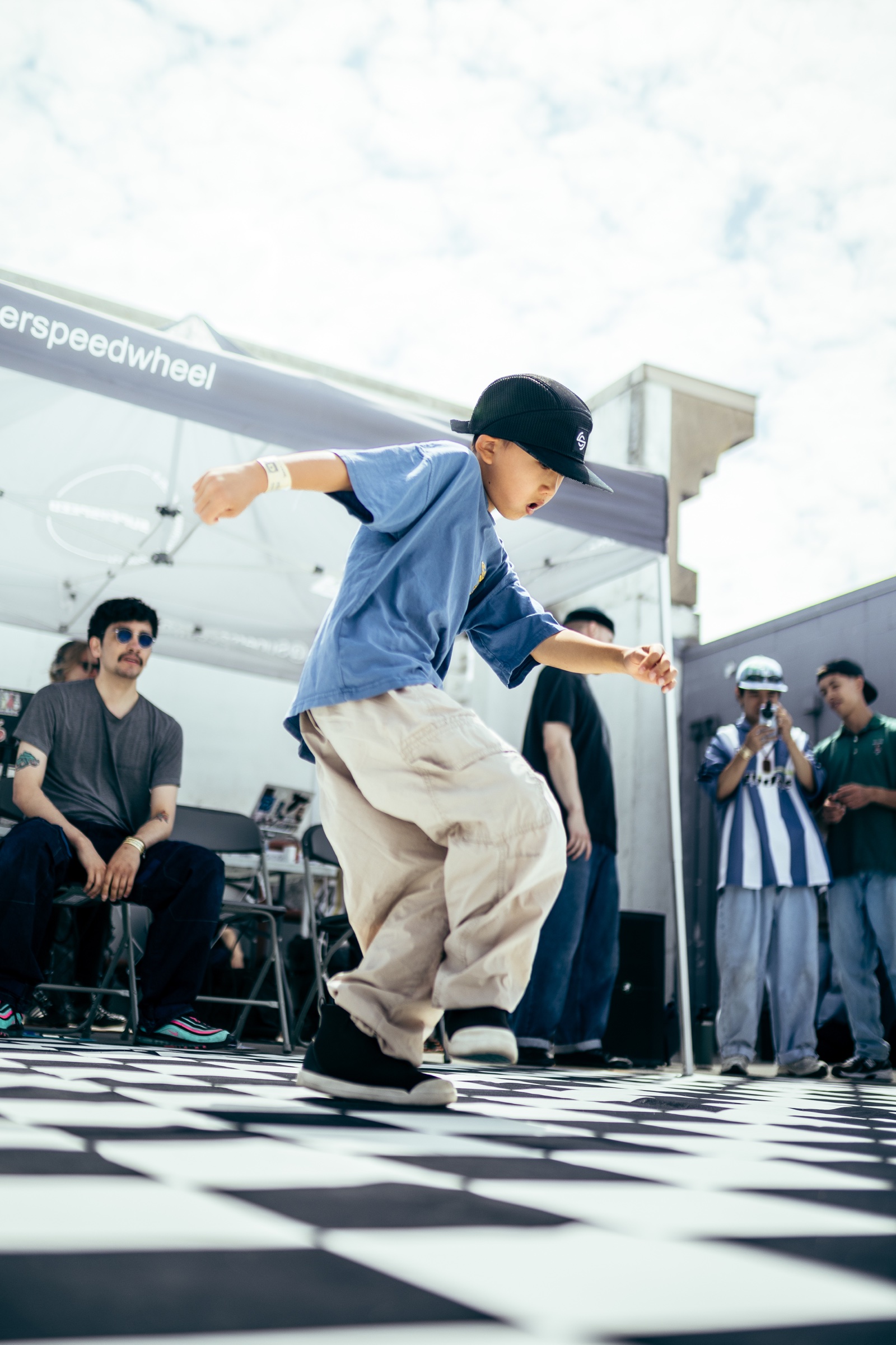 Young dancer performing for the Driven Vancouver crowd